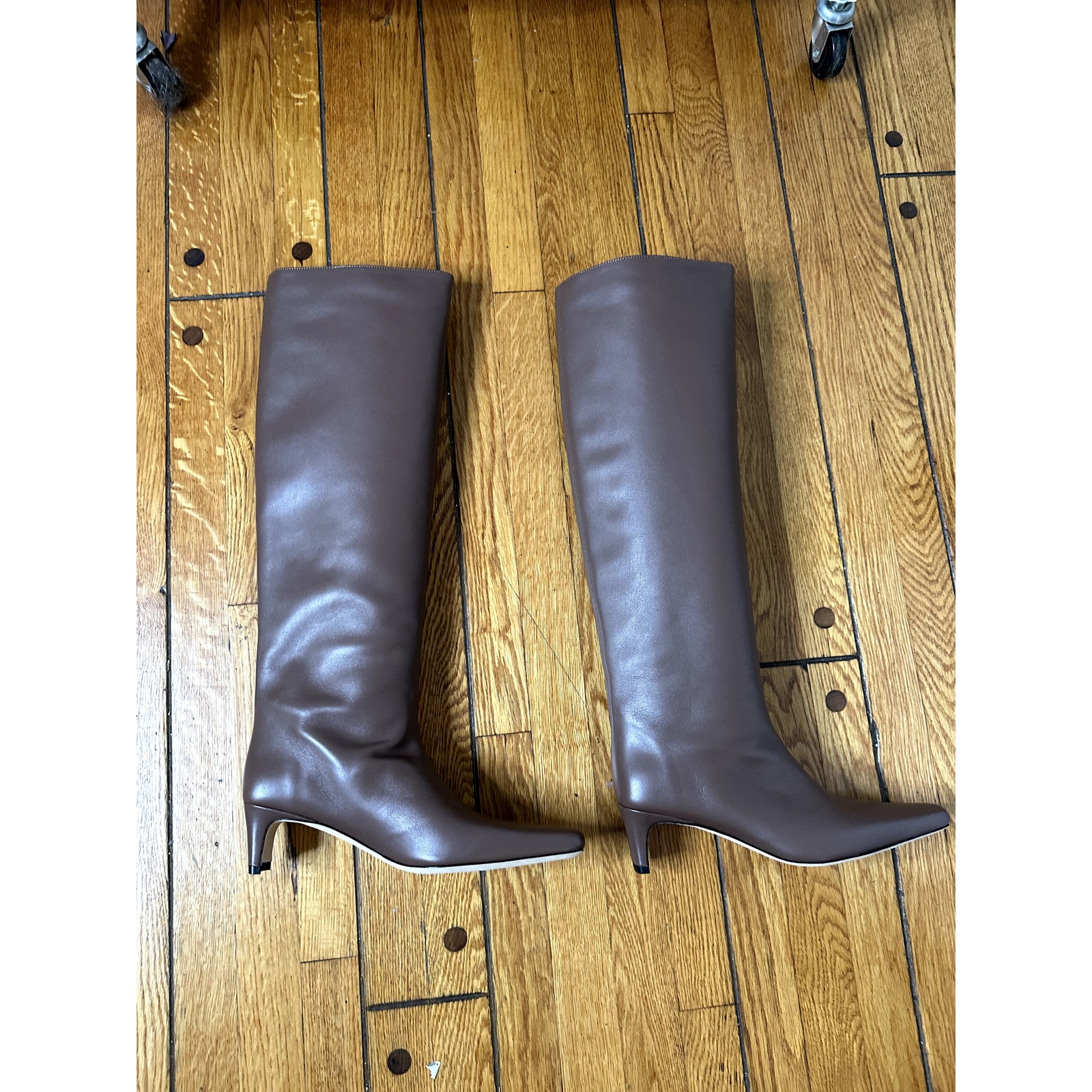 Staud Wally Boots In Brown Leather 37